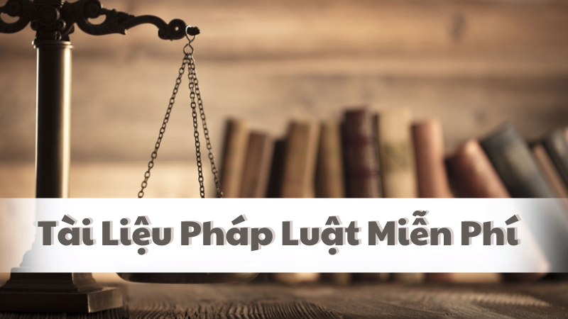 tài liệu pháp luật miễn phí